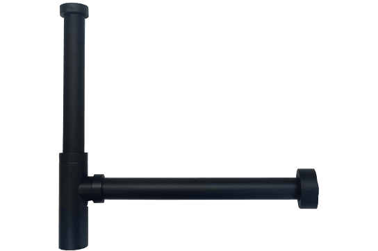 Vertical Extension Pipe for AU4040 Bottle P Trap - Matte Black