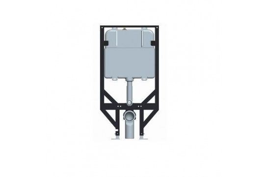 Rushmore In-wall Cistern with Steel Support Frame (for Wall Hung Pans)