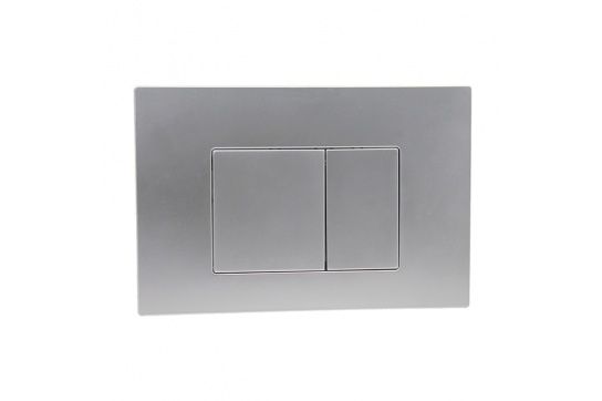Rushmore Square Chrome Dual-Flush Plate (for AU301D & AU301A Inwall Cisterns)