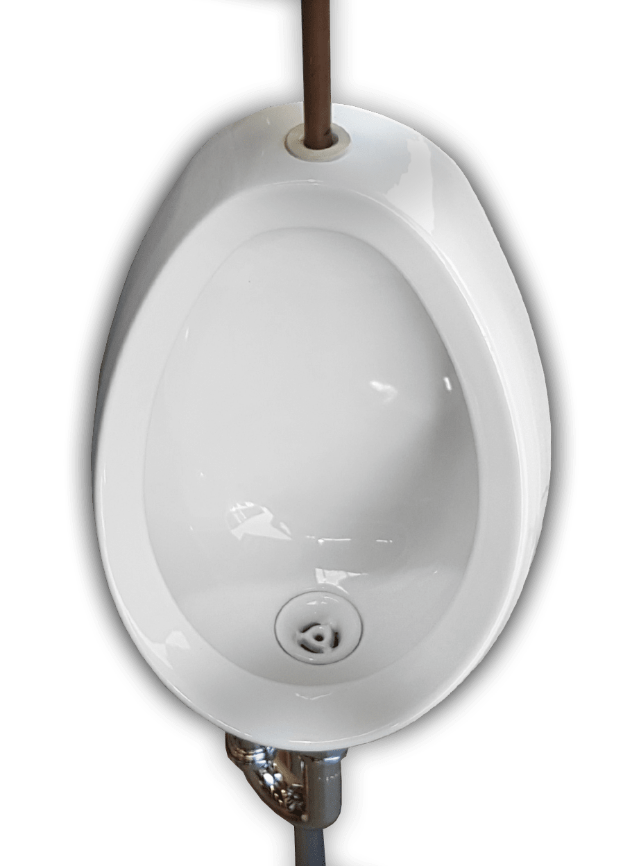 Leon Ceramic Urinal - Top Inlet Bottom Outlet - Farmhouse Sinks ...