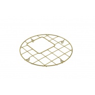 Cuisine Round 47 x 47 Protective Brushed Brass Grid