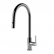 Naples Pull Out Sink Mixer - Chrome