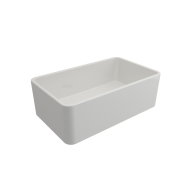 Novi 75 x 46 Fine Fireclay Gloss White Butler Sink - Flat on Both Sides, Limited Edition