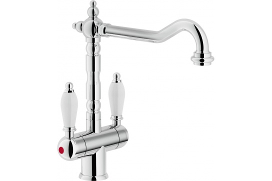 Novi 50 Fireclay Sink, Tap & Accessory Package - Chrome