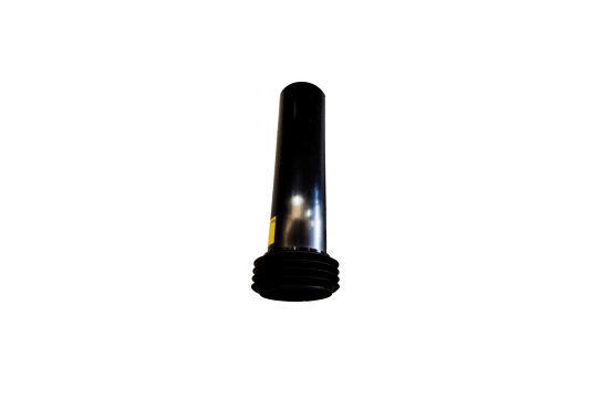 Black Horizontal Flush Pipe for R&T Inwall Cistern incl Rubber Keyseal