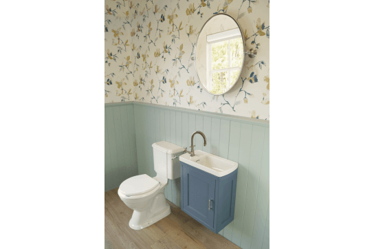 Burnley Room Basin & Vanity Unit - Gunmetal Blue
