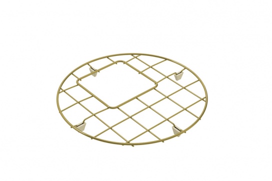 Cuisine Round 47 x 47 Protective Brushed Brass Grid