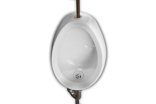 Leon Ceramic Urinal - Top Inlet Bottom Outlet
