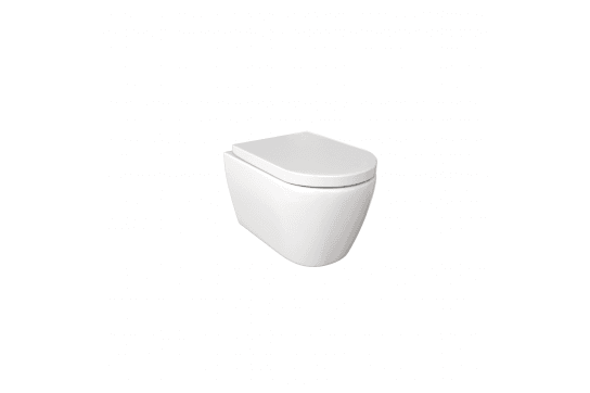 Narva Rimless Wall Hung Pan with Soft Close Quick Release Seat