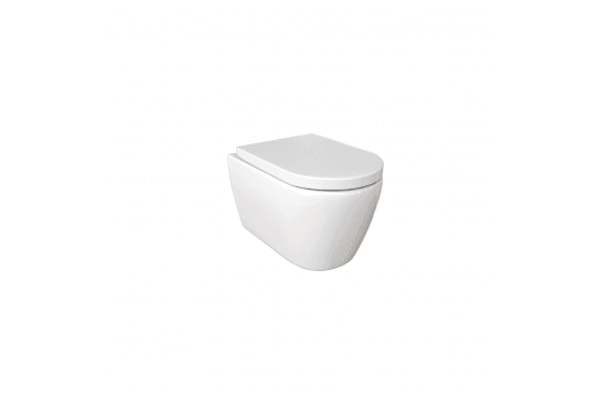 Package - Narva Rimless Wall Hung Pan & Seat + Geberit In-wall Cistern + Flush Plate