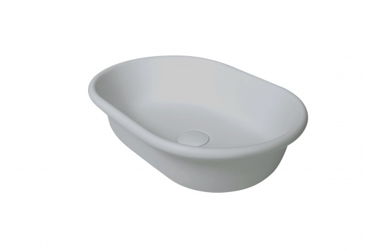 Blanche 53 x 36 TitanCast Solid Surface Above Counter Basin-Special Finish
